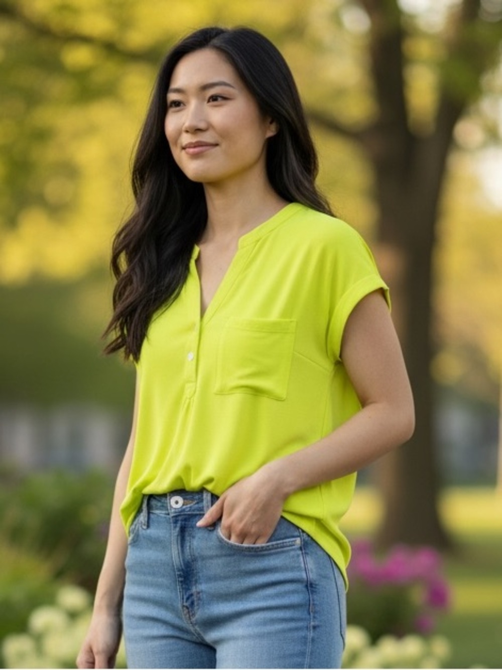 Sleeveless top.‎